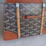 Goyard Saigon Structure Mini Goyardine Canvas/Clamecy Cowhide with Silver Hardware #RLTO-2 - Image 25