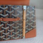 Goyard Saigon Structure Mini Goyardine Canvas/Clamecy Cowhide with Silver Hardware #RLTO-2 - Image 26