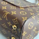 LV Cluny MM Brown Monogram Coated Canvas with Leather and Gold Hardware #RLKO-1 - Image 15
