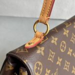 LV Cluny MM Brown Monogram Coated Canvas with Leather and Gold Hardware #RLKO-1 - Image 26