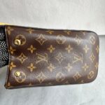 LV Cluny MM Brown Monogram Coated Canvas with Leather and Gold Hardware #RLKO-1 - Image 9