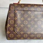 LV Cluny MM Brown Monogram Coated Canvas with Leather and Gold Hardware #RLKO-1 - Image 5