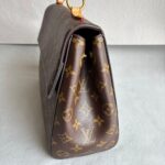 LV Cluny MM Brown Monogram Coated Canvas with Leather and Gold Hardware #RLKO-1 - Image 7