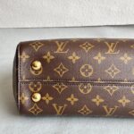 LV Cluny MM Brown Monogram Coated Canvas with Leather and Gold Hardware #RLKO-1 - Image 11