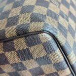 LV Speedy Bandouliere 30CM Damier Ebene Coated Canvas with Leather And Gold Hardware #RLKT-1 - Image 17
