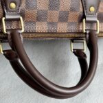 LV Speedy Bandouliere 30CM Damier Ebene Coated Canvas with Leather And Gold Hardware #RLKT-1 - Image 19