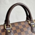 LV Speedy Bandouliere 30CM Damier Ebene Coated Canvas with Leather And Gold Hardware #RLKT-1 - Image 20