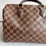 LV Speedy Bandouliere 30CM Damier Ebene Coated Canvas with Leather And Gold Hardware #RLKT-1 - Image 3