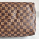 LV Speedy Bandouliere 30CM Damier Ebene Coated Canvas with Leather And Gold Hardware #RLKT-1 - Image 12