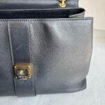 LV Very One Top Handle Bag Black Monogram Shadow Leather with Gold Hardware #RLCO-1 - Image 20