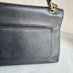 LV Very One Top Handle Bag Black Monogram Shadow Leather with Gold Hardware #RLCO-1 - Image 6