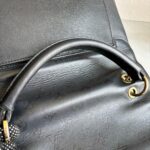 LV Very One Top Handle Bag Black Monogram Shadow Leather with Gold Hardware #RLCO-1 - Image 26