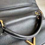 LV Very One Top Handle Bag Black Monogram Shadow Leather with Gold Hardware #RLCO-1 - Image 27