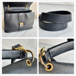 LV Very One Top Handle Bag Black Monogram Shadow Leather with Gold Hardware #RLCO-1 - Image 25