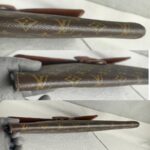 LV Vintage Clutch Brown Monogram Coated Canvas with Leather and Gold Hardware #RLYT-1 - Image 12