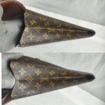 LV Vintage Clutch Brown Monogram Coated Canvas with Leather and Gold Hardware #RLYT-1 - Image 11