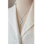 Tiffany & Co Atlas Key 18K White Gold with Diamond Necklace #RLKL-5 - Image 5