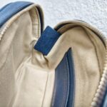 Bally Crossbody Bag Blue Leather with Gold Hardware #RUUK-4 - Image 16