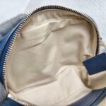 Bally Crossbody Bag Blue Leather with Gold Hardware #RUUK-4 - Image 18