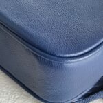 Bally Crossbody Bag Blue Leather with Gold Hardware #RUUK-4 - Image 9