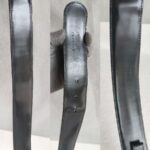 Bvlgari Belt Size 65cm Black Saffiano Leather with Silver Hardware #RLOE-12 - Image 2