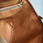 Celine Vintage Tote Bag Brown Coated Canvas with Leather and Gold Hardware #RUUK-5 - Image 20