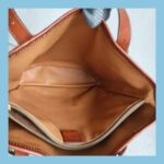 Celine Vintage Tote Bag Brown Coated Canvas with Leather and Gold Hardware #RUUK-5 - Image 22