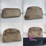 Chanel Mademoiselle Large Bronze Grained Calfskin with Ruthenium Hardware #RULK-1 - Image 2