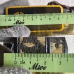 Dior Vintage Belt Jacquard/Leather Size 65cm Canvas with Leather and Gold Hardware #RLOE-14 - Image 7