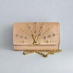 LV Louise On Chain Nude Leather with Gold Hardware #RUEC-1