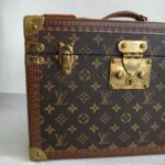 LV M21826 Boite Pharmacie Vanity Case Brown Monogram Coated Canvas with Leather and Brass Gold Hardware #RUCU-1 - Image 3
