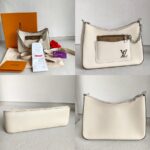 LV Marelle NM M80688 Quartz Light Cream Epi Leather with Silver Hardware #RUUT-1 - Image 2