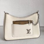 LV Marelle NM M80688 Quartz Light Cream Epi Leather with Silver Hardware #RUUT-1 - Image 3