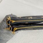 LV Multi Pochette Accessoires M45777 Black Embossed Supple Grained Cowhide Leather with Gold Hardware #RUEL-2 - Image 8