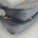 LV Multi Pochette Accessoires M45777 Black Embossed Supple Grained Cowhide Leather with Gold Hardware #RUEL-2 - Image 14