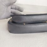 LV Multi Pochette Accessoires M45777 Black Embossed Supple Grained Cowhide Leather with Gold Hardware #RUEL-2 - Image 11