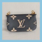 LV Multi Pochette Accessoires M45777 Black Embossed Supple Grained Cowhide Leather with Gold Hardware #RUEL-2 - Image 4