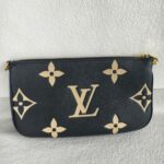 LV Multi Pochette Accessoires M45777 Black Embossed Supple Grained Cowhide Leather with Gold Hardware #RUEL-2 - Image 2
