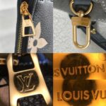 LV Multi Pochette Accessoires M45777 Black Embossed Supple Grained Cowhide Leather with Gold Hardware #RUEL-2 - Image 21