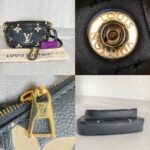 LV Multi Pochette Accessoires M45777 Black Embossed Supple Grained Cowhide Leather with Gold Hardware #RUEL-2 - Image 17