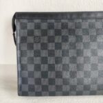 LV Pochette Voyage MM Damier Graphite Coated Canvas with Silver Hardware #GULCU-1 - Image 5