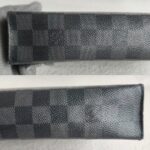 LV Pochette Voyage MM Damier Graphite Coated Canvas with Silver Hardware #GULCU-1 - Image 9