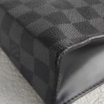 LV Pochette Voyage MM Damier Graphite Coated Canvas with Silver Hardware #GULCU-1 - Image 11