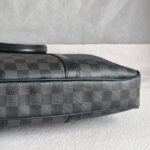 LV Porte-Documents Voyage PM Black/Grey Damier Graphite Coated Canvas/Leather and Silver Hardware #RUER-1 - Image 11