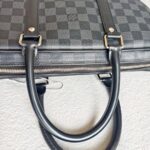 LV Porte-Documents Voyage PM Black/Grey Damier Graphite Coated Canvas/Leather and Silver Hardware #RUER-1 - Image 16