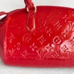 LV Sherwood Red Vernis Leather with Gold Hardware #GULUL-2 - Image 3