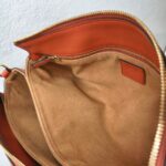 MCM 2way Bag Brick Brown Calf Leather with Gold Hardware #GULUR-1 - Image 26