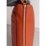 MCM 2way Bag Brick Brown Calf Leather with Gold Hardware #GULUR-1 - Image 11