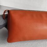 MCM 2way Bag Brick Brown Calf Leather with Gold Hardware #GULUR-1 - Image 6