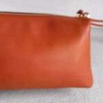 MCM 2way Bag Brick Brown Calf Leather with Gold Hardware #GULUR-1 - Image 7